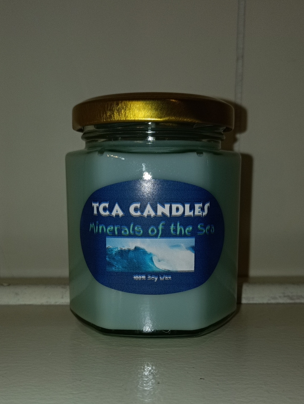 TCA Candles "Minerals of the Sea" Seafoam Jar Candle